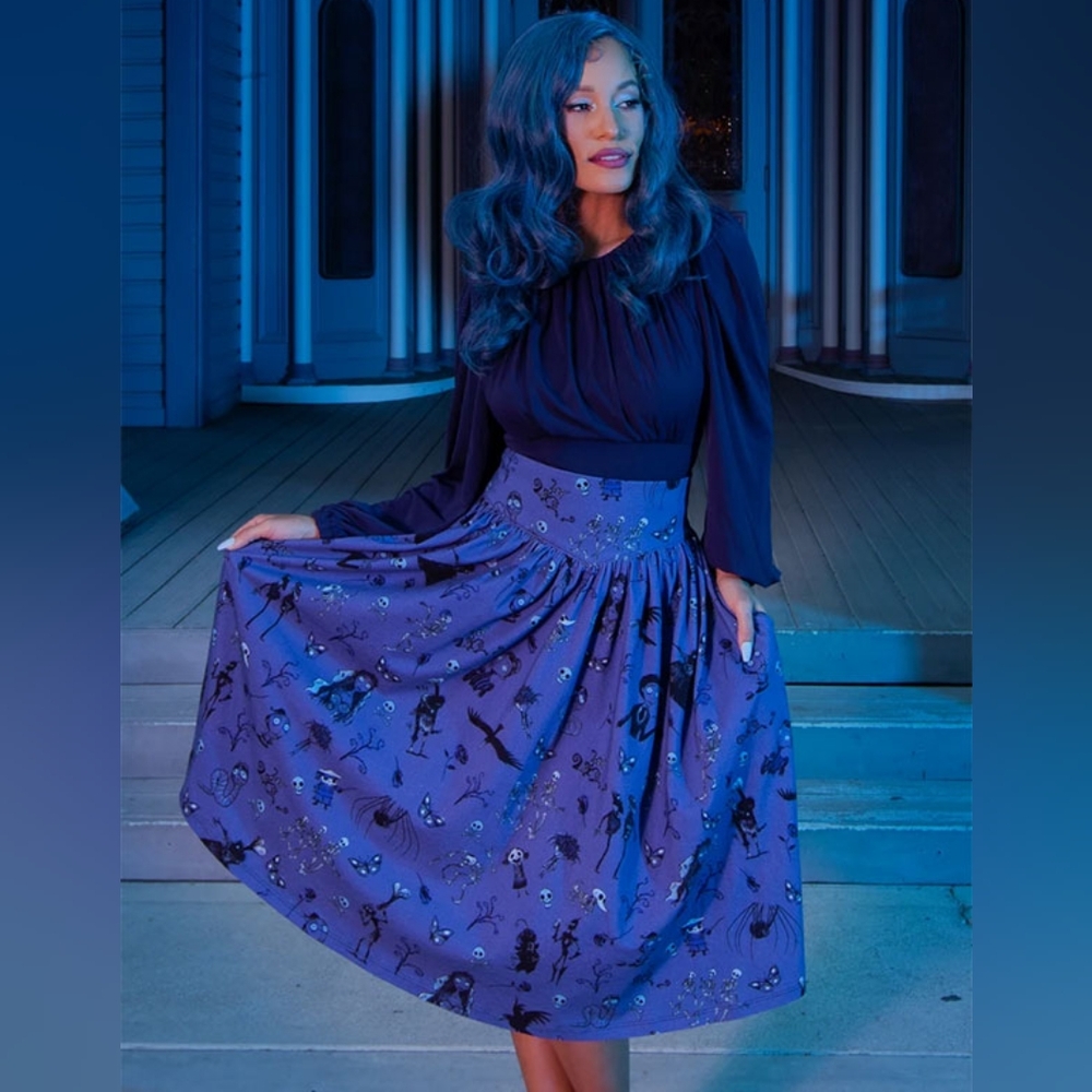 New Femme Noire Corpse Bride Skirt